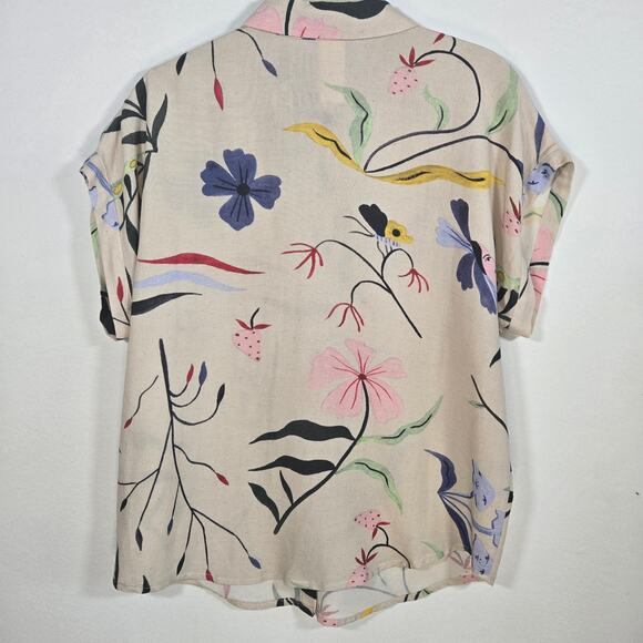 Eve Gravel Caterpillar Garden Design Hades Women's Shirt. Size Medium. - Picture 2 of 8